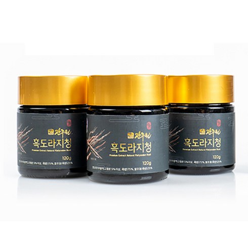 관주원 흑도라지청 도라지청 120gx3병세트 도라지청선물세트, 120g, 3개