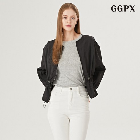 GGPX 데일리 노카라 스트링 포인트 집업 자켓 GOAJK012D