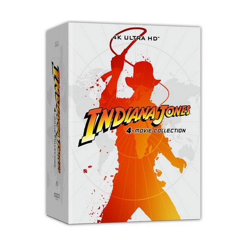[Blu-Ray] 인디아나 존스 4 무비 콜렉션 4K UHD+BD [스틸북 한정판] [INDIANA JONES 4 MOVIE COLLECTION]