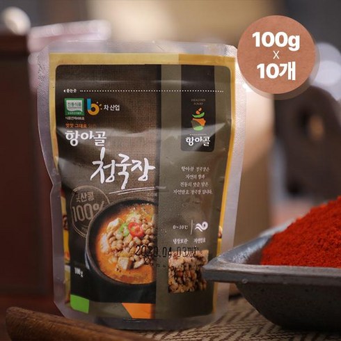 항아골 청국장 100g20개 - eTV 항아골 청국장 세트(총 10봉), 1kg, 1세트