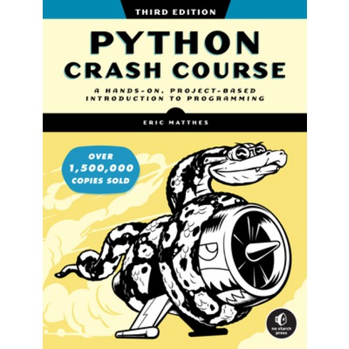 (영문도서) Python Crash Course 3rd Edition Paperback, No Starch Press, English, 9781718502703