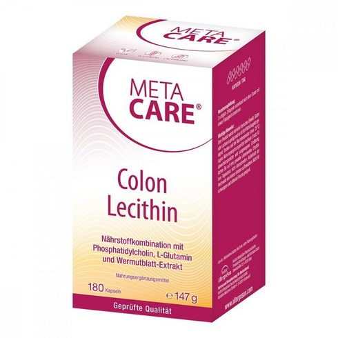 메타 해외유학 프로그램 상담 신청 - [독일 내수 정품](메타)META CARE Colon-Lecithin Kapseln 180St, 1개, 180정