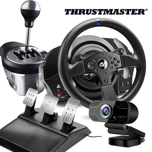 트러스트마스터 T300RS GT 에디션 TH8A 쉬프터 레이싱휠 세트 (한국공식) + 에이투비 ATOB-HD200 웹캠 사은품