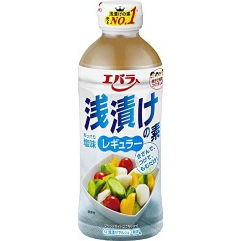 츠케모노 - 일본 에바라 아사즈케 츠케모노 절임 소스 500ml 3개, 레귤러 500ml 3병