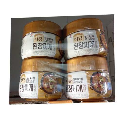 코스트코 다담된장찌개양념530g X 2입 X 2개 총 4개 아이스포장무료, 530g