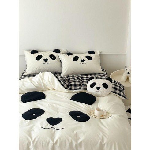 팬더 이불 침구 세트 SS Q K 침구세트