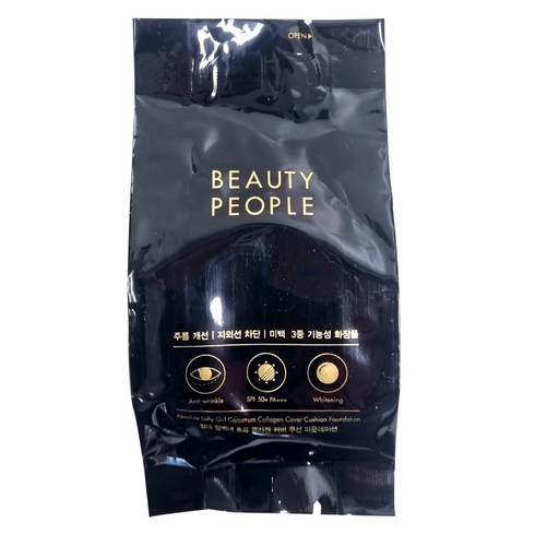 절대 철벽녀 초유 콜라겐 커버 쿠션 파운데이션 시즌12 리필 택1종, 21호 리필, 1개