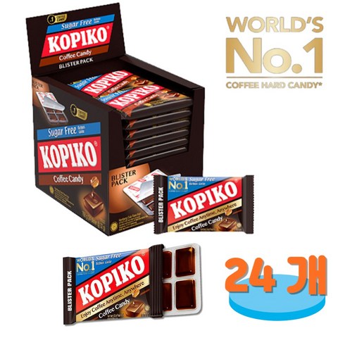 코피코 슈가프리 커피맛 캔디 24p, 768g, 1개