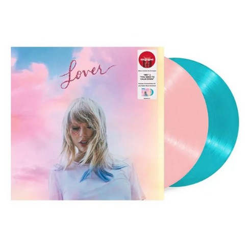 테일러스위프트블루레이 - [미국직구] 테일러 스위프트 Lover LP Vinyl / 핑크 블루 컬러