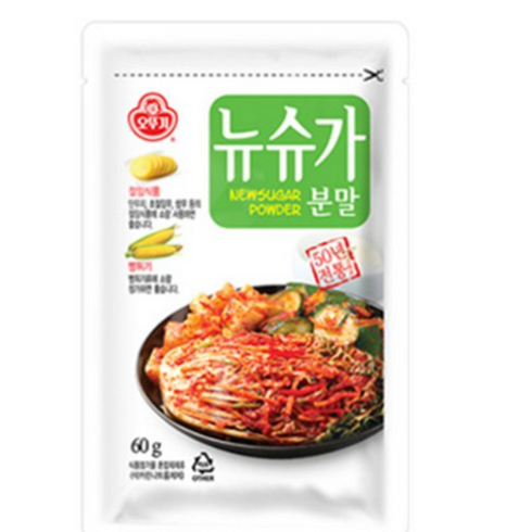 뉴수가 - 오뚜기 뉴슈가분말, 60g, 6개