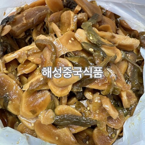 해성중국식품 연변전통반찬 모듬장아찌 장밑모듬 500g, 1개