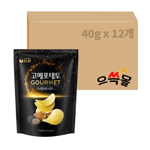 고메포테토 트러플머스터드맛, 40g, 12개