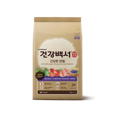 건강백서 전연령 생선 건강한 관절 애견사료, 10.2kg, 1개