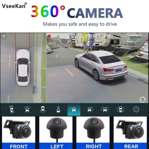 어라운드뷰가격 - 어라운드뷰 시공 360 카메라 시스템 자동차 지지대 1080p 출력 VGA HDMI AH D CVBSca r dvr 한국, 4.package4