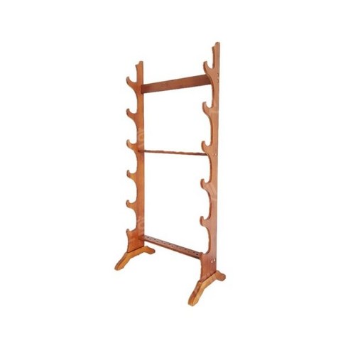 죽도거치대 검도 검거치대 죽도걸이 검도장 활거치대 활걸이, 블랙 바닥에서 천장까지 8단 활 프레임 MDF