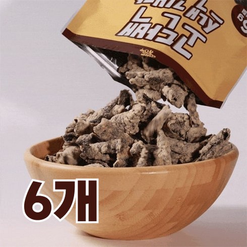 부각앤칩 고단백 스낵 김부각 허니버터맛 50g 6개