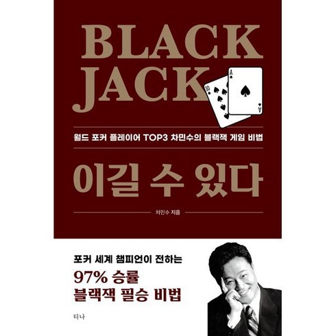 Black Jack 이길 수 있다 : 월드 포커 플레이어 TOP3 차민수의 블랙잭 게임 비법, 티나, 차민수 저
