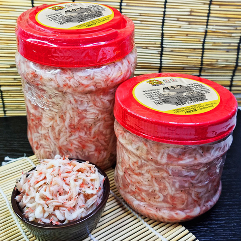 송화용 새우젓세트 500g4통 총2kg - 100%국내산 새우젓 2kg + 2kg [총4kg] / 추젓 김장 양념용 새우젓 충남 새우젓, 1세트, 4kg