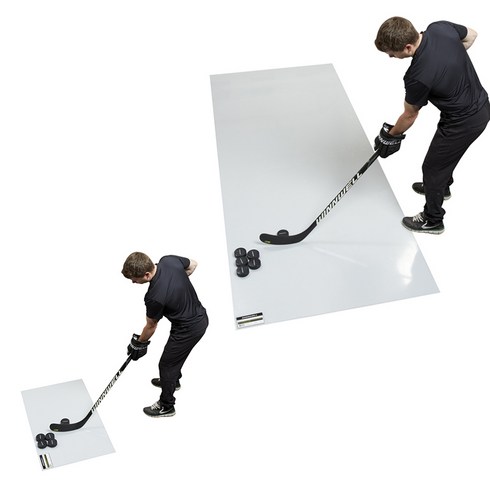 스포츠 교구 연습장 슈팅패드 3x1.2M 아이스하키 매트, 볼 컨트롤 브래킷 53x23x8cm