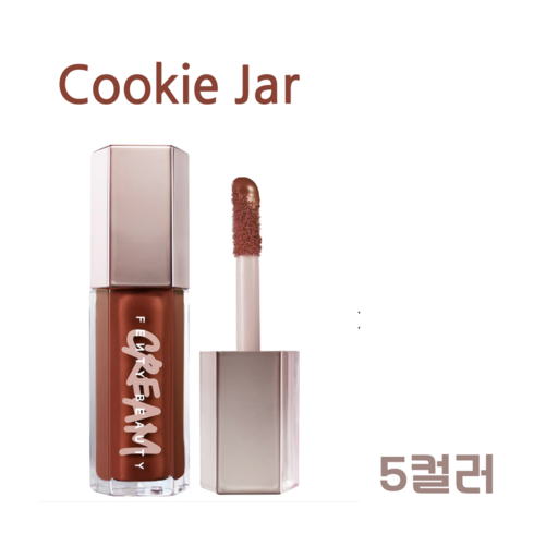 펜티뷰티 쿠키 자 글로스 밤 크림 컬러 드립 립 5컬러, 1개, 9ml, 펜티글로우