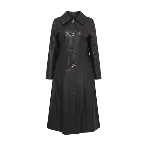 [리얼양가죽] 슬림핏 리얼램스킨 롱 코트