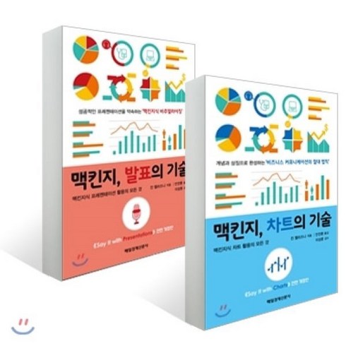 차트의기술 - 맥킨지 발표의 기술 + 맥킨지 차트의 기술, 매일경제신문사, 진 젤라즈니 저/안진환 역/이상훈 감수