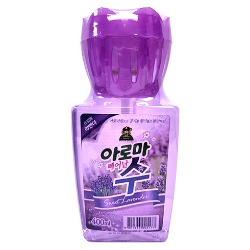 샤쉐 - 산도깨비 아로마 수 방향제 400ml 3개 라벤더향 거실 주방 냄새제거 화장실 욕실, 라벤더