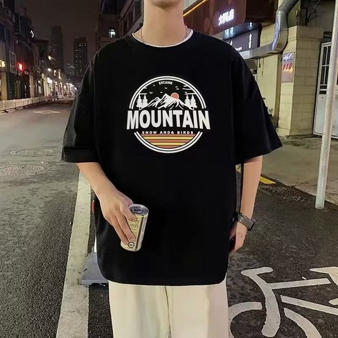 2023년 가성비 최고 일본티셔츠 - 티 셔츠 남자 티셔츠 반팔 반팔 티셔츠 여름 일본 티셔츠 반팔 남 트렌드 박시 반팔 상의 티셔츠