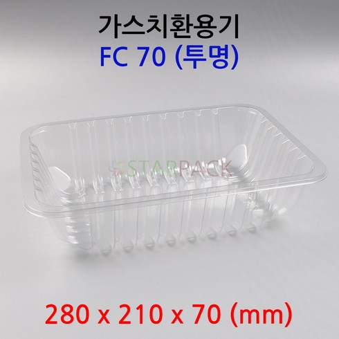 가스치환 산소용기 FC 70 (투명) 360개 박스