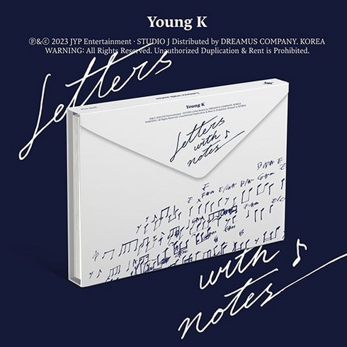 영케이 (Young K) - Letters with notes [포토북80P+포토카드+네컷 퍼즐+편지+포토 스티커]