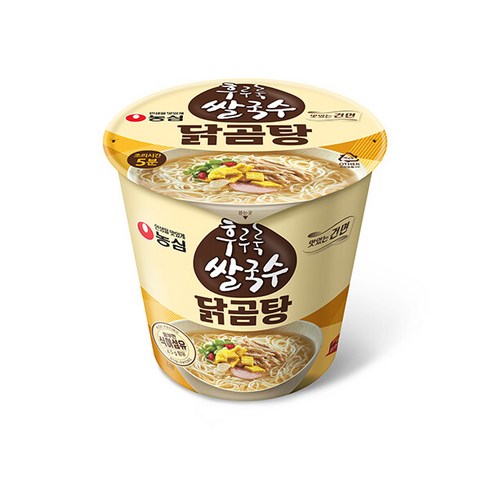 농심 후루룩 쌀국수 닭곰탕, 73g, 12개
