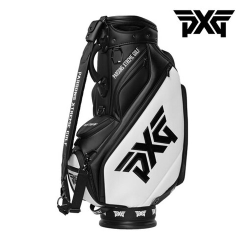 PXG 정품 9.5 투어백 캐디백 골프가방, 화이트