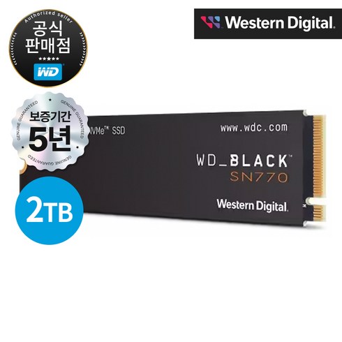 WD BLACK SN770 M.2 NVMe SSD 2TB