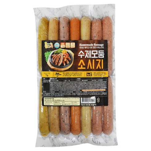 수제모둠소시지(1kg), 1개, 1kg