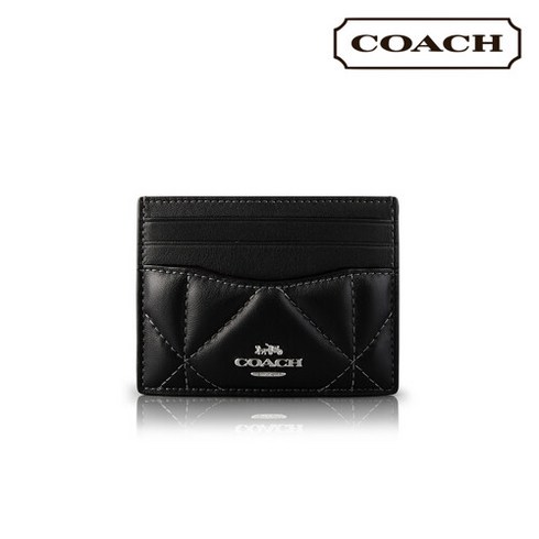 코치 [COACH]코치 다이아몬드 퀄팅 슬림 ID 카드 케이스 CJ525