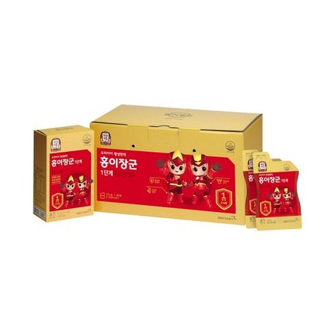 정관장 홍이장군 1단계(3-4세) 15mlx90포 기획세트, 1350ml, 1개