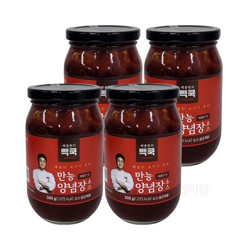 백종원된장 - 코스트코 백쿡 백종원 만능 양념장 500g X 2, 4개