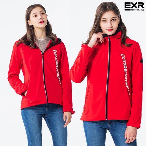 2023년 가성비 최고 EXR 23FW 핫멜트 패딩자켓 여성용 - [EXR] 여성 프로페셔널 본딩 자켓 레드