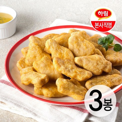 맥도날드쿠폰 - 하림 굿초이스치킨너겟 1kg 3봉, 3개