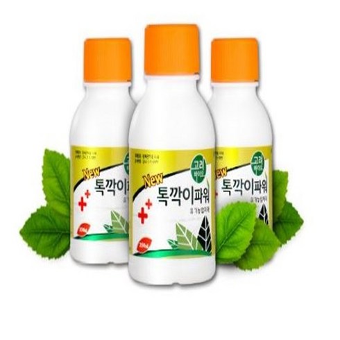 톡깍이파워 250ml - 벼룩잎벌레 깍지벌레 진딧물 톡톡이 퇴치 유기농 살충제 친환경, 1개