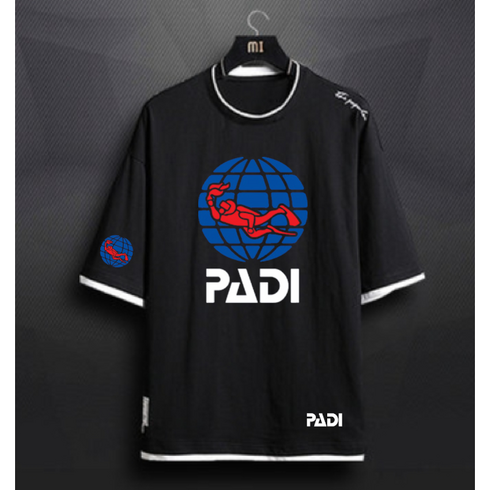 PADI 스쿠버 다이빙 티셔츠 반팔티 반소매 T0010