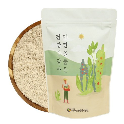 오트밀가루 - 국산 100% 생 귀리가루 분말 오트밀 생식 곡물팩, 1개, 1kg