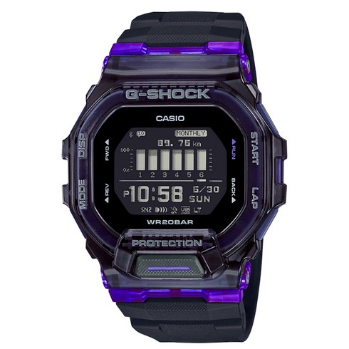 G-SHOCK 지샥 GBD-200SM-1A6 지스쿼드 블루투스 디지털 손목시계