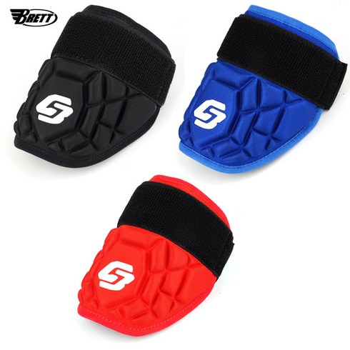 브렛 메모리폼 암가드 GB에디션 색상선택 야구 팔꿈치보호대, 검정