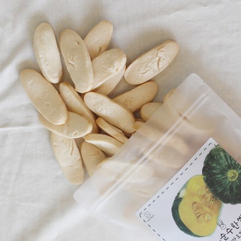 질마재떡뻥 - 질마재농장 유기농쌀과자 백미단호박 70g 떡뻥, 1개