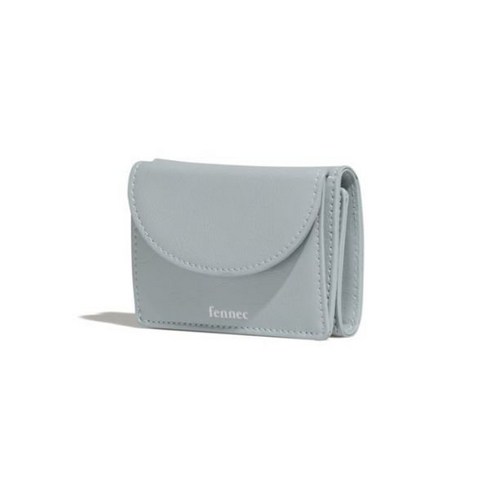 페넥지갑 - 페넥CRINKLE 반 MOON MINI WALLET - MID GREY