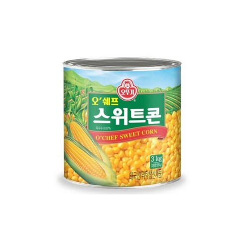 스위트콘3kg - 오뚜기 오쉐프 스위트콘, 3kg, 5개