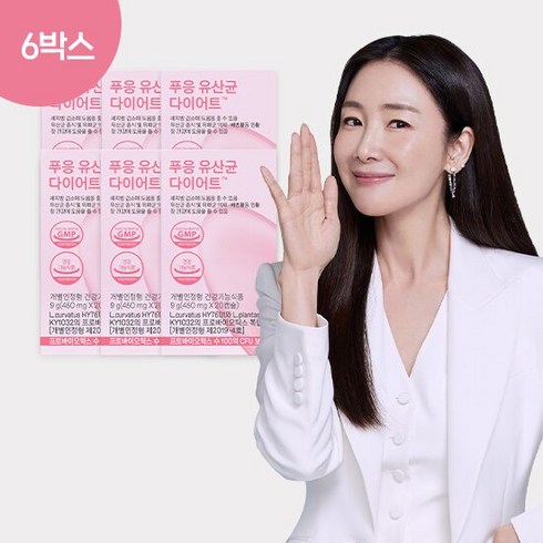 푸응 유산균 다이어트 6박스, 6개, 20정