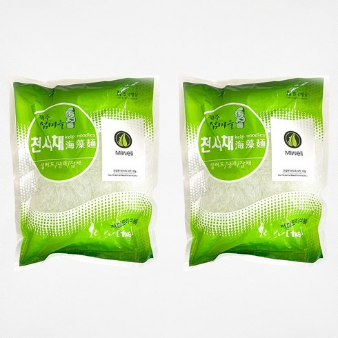 미웰 제주 섬마을 천사채 소 1kgX2개, 1kg, 2개