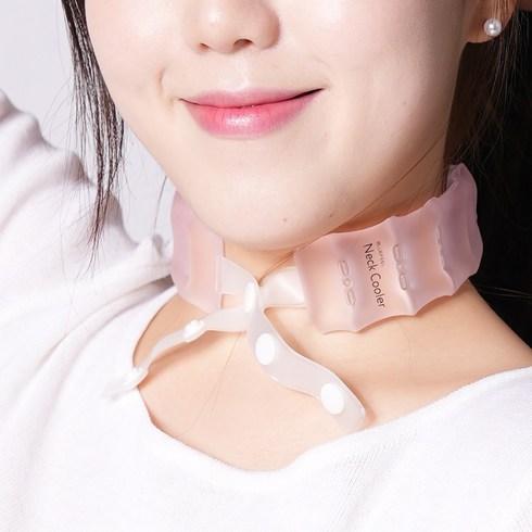 블루필 아이스쿨링 가볍고 편한 넥쿨러 컴포트, 핑크